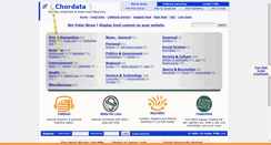 Desktop Screenshot of chordata.info